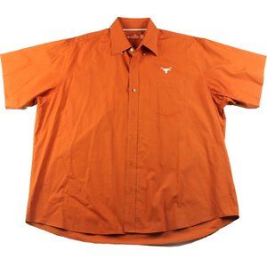 Men Short Sleeve Shirt Size XL Longhorn